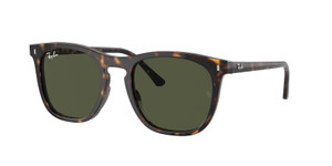 RAY BAN RB2210 902 31 Havana Brown Green Unisex 53 mm Sunglasses