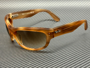 RAY BAN RB2289 140351 Striped Brown Mega Balorama Unisex 63 mm Sunglasses