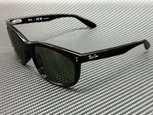 RAY BAN RB2389 901 31 Black Green Balorette Unisex 60 mm Sunglasses