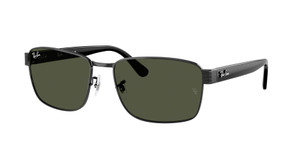 RAY BAN RB3750 002 31 Black Green Unisex 62 mm Sunglasses