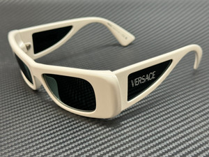 VERSACE VE4481 314 87 White Grey Women's 54 mm Sunglasses