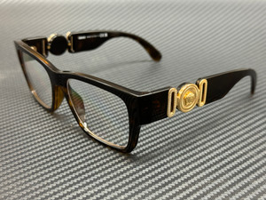 VERSACE VE3368U 108 Brown Havana Men's 55 mm Eyeglasses