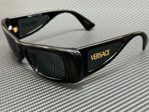 VERSACE VE4481 GB1 87 Black Grey Women's 54 mm Sunglasses