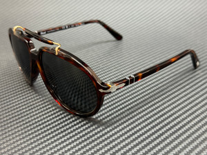 PERSOL PO0202S 24 48 Havana Brown Black Polarized 57 mm Sunglasses