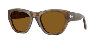 PERSOL PO0054S 108 33 Caffe Brown Unisex 53 mm Sunglasses
