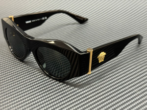 VERSACE VE4477U GB1 87 Black Grey Women's 52 mm Sunglasses