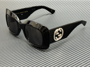 GUCCI GG1695S 001 Black Grey Women's 51 mm Medium Sunglasses