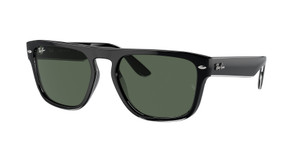 RAY BAN RB4407 654571 Black Green Unisex 57 mm Sunglasses