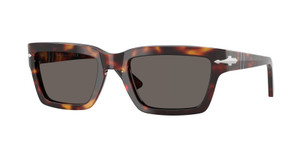 PERSOL PO3363S 24 B1 Havana Dark Grey Unisex 57 mm Sunglasses
