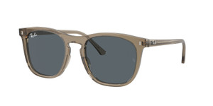 RAY BAN RB2210 6765R5 Transparent Brown Blue Unisex 53 mm Sunglasses