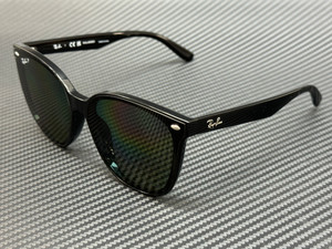 RAY BAN RB4423D 601 9A Black Green Polarized Unisex 66 mm Sunglasses