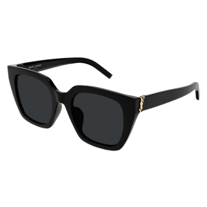 SAINT LAURENT SL M143 001 Black Grey Women's 51 mm Sunglasses