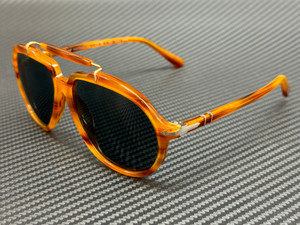 PERSOL PO0202S 960 R5 Striped Brown Blue Unisex 57 mm Sunglasses