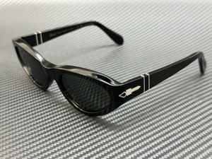 PERSOL PO0052S 95 58 Black Green Polarized Unisex 53 mm Sunglasses