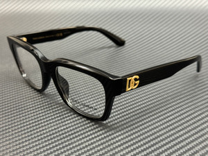 DOLCE & GABBANA DG3416 501 Black Men's 55 mm Eyeglasses