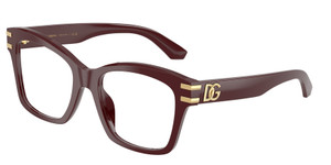 DOLCE & GABBANA DG3419 3091 Bordeaux Women's 54 mm Eyeglasses