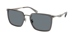 COACH HC7171 945755 Gunmetal Grey Men's 56 mm Sunglasses