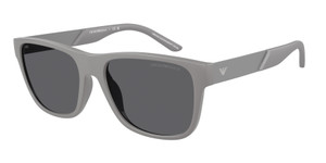 EMPORIO ARMANI EA4243 6245 1 Matte Grey Polarized Men's 56 mm Sunglasses