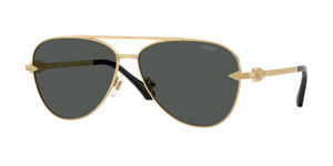 VERSACE VE2283 100287 Gold Grey Men's 61 mm Sunglasses