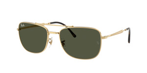 RAY BAN RB3755 001 31 Arista Gold Green Unisex 62 mm Sunglasses
