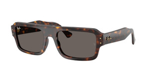 RAY BAN RB4454 1359B1 Havana Grey Unisex 56 mm Sunglasses