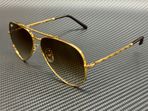 RAY BAN RB3625 001 51 Arista Gold Brown Gradient Unisex 62 mm Sunglasses