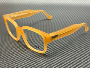 RAY BAN RX7256 8430 Transparent Beige Unisex 53 mm Eyeglasses