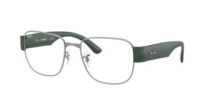 RAY BAN RX6532 3190 Gunmetal Matte Green Unisex 55 mm Eyeglasses