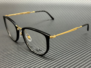 RAY BAN RX4451V 2000 Black Gold Unisex 53 mm Eyeglasses