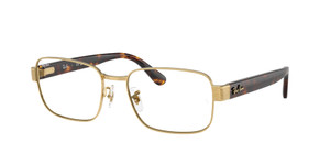 RAY BAN RX6529 2500 Arista Gold Unisex 56 mm Eyeglasses