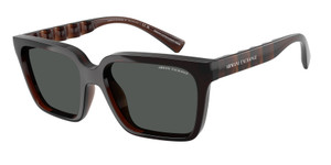 ARMANI EXCHANGE AX4147S 835887 Transparent Brown Grey Men's 56 mm Sunglasses