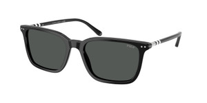 POLO RALPH LAUREN PH4226 500187 Black Dark Grey Men's 56 mm Sunglasses