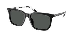 POLO RALPH LAURENT PH4224U 500187 Black Grey Men's 55 mm Sunglasses