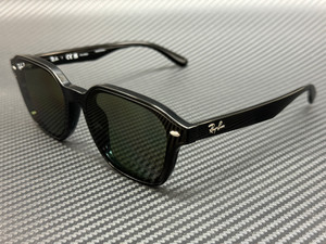 RAY BAN RB4458D 601 9A Black Green Polarized Unisex 65 mm Sunglasses