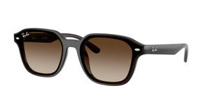 RAY BAN RB4458D 714 13 Dark Brown Gradient Unisex 65 mm Sunglasses