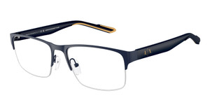 ARMANI EXCHANGE AX1068 6099 Matte Blue Men's 56 mm Eyeglasses