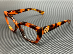 GUCCI GG1847O 002 Havana Brown Women's Small 53 mm Eyeglasses