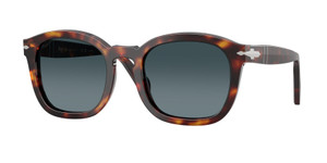 PERSOL PO0082S 24 S3 Havana Brown Blue Polarized Unisex 54 mm Sunglasses