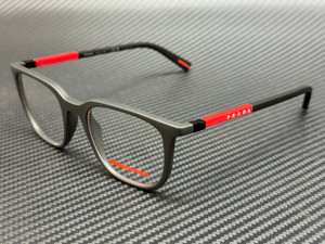 PRADA LINEA ROSSA PS 04RV UFK1O1 Grey Rubber Men's 48 mm Eyeglasses PRADA LINEA ROSSA PS 04RV UFK1O1 Grey Rubber Men's 48 mm Eyeglasses