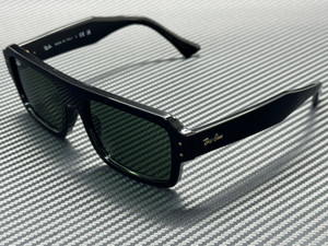 RAY BAN RB4454 667731 Black Green Unisex 56 mm Sunglasses