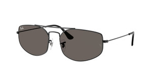 RAY BAN RB3845 002 B1 Black Grey Unisex 60 mm Sunglasses