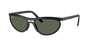 RAY BAN RB4453 601S71 Matte Black Green Unisex 59 mm Sunglasses