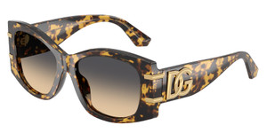 DOLCE & GABBANA DG4501 33302Q Yellow Havana Grey Gradient 54 mm Sunglasses