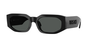 VERSACE VE4489U 536087 Black Grey Men's 55 mm Sunglasses