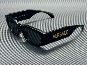 VERSACE VE4489U GB1 87 Black Grey Men's 55 mm Sunglasses