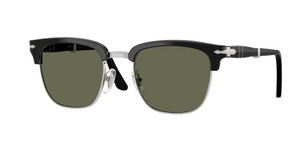PERSOL PO3375S 95 58 Black Green Polarized Unisex 50 mm Folding Sunglasses