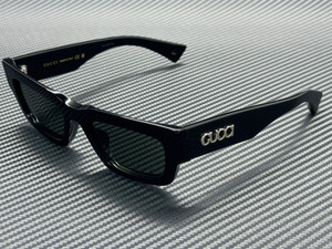 GUCCI GG1838S 001 Black Grey Men's 52 mm Medium Sunglasses