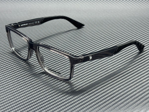 MONT BLANC MB0402O 003 Grey Transparent Men's Extra Large 57 mm Eyeglasses