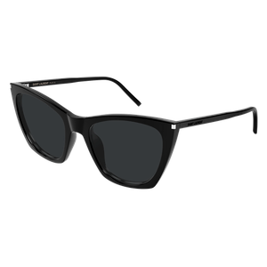SAINT LAURENT SL 214 KATE THIN 001 Black Women's 55 mm Sunglasses