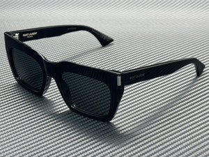 SAINT LAURENT SL 810 001 Black Unisex 55 mm Medium Sunglasses